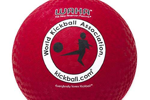 Kickball oficial de WAKA Adulto 10, rojo y disco deportivo Discraft