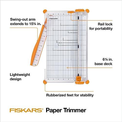 Fiskars SureCut Deluxe Craft Paper Trimmer 12