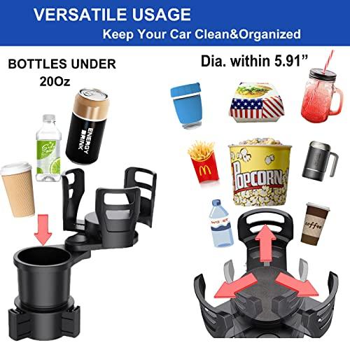 Ever Vibrant Dual Car Cup Holder Expander with Adjustable Base, Upgraded  Expandable Cup Holder Expander for Car, Multifunctional Automotive Cup  Holder Extender, Extra Cup Holder for Your Car : Precio Guatemala