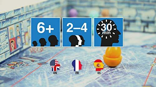 Brain Games ICECOOL 2 A Fast Fun Penguin Flicking Board Game, New Layouts More Players, Age 6