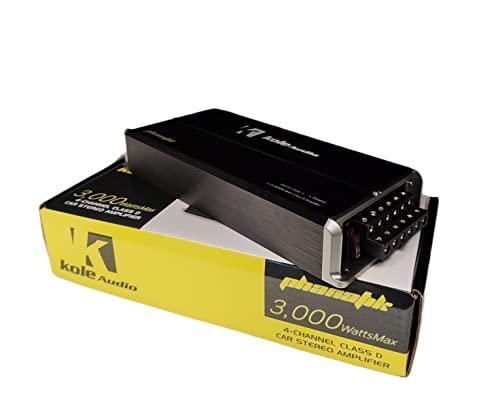Kole Audio KP3000.4D 3000W Max 4Channel ClassD Compact Car Audio