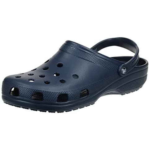 Crocs Classic Clogs Unisex-Adult (Best Sellers), azul marino, 12 mujeres/10  hombres