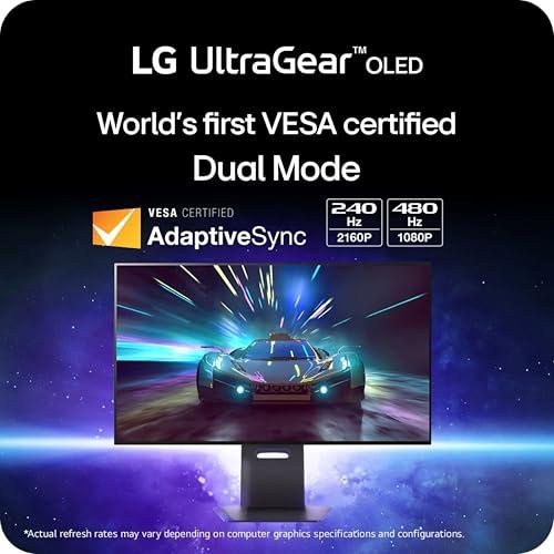 LG ‎32GS95UE 32-inch Ultragear OLED Gaming Monitor UHD 240Hz 0.03ms ...