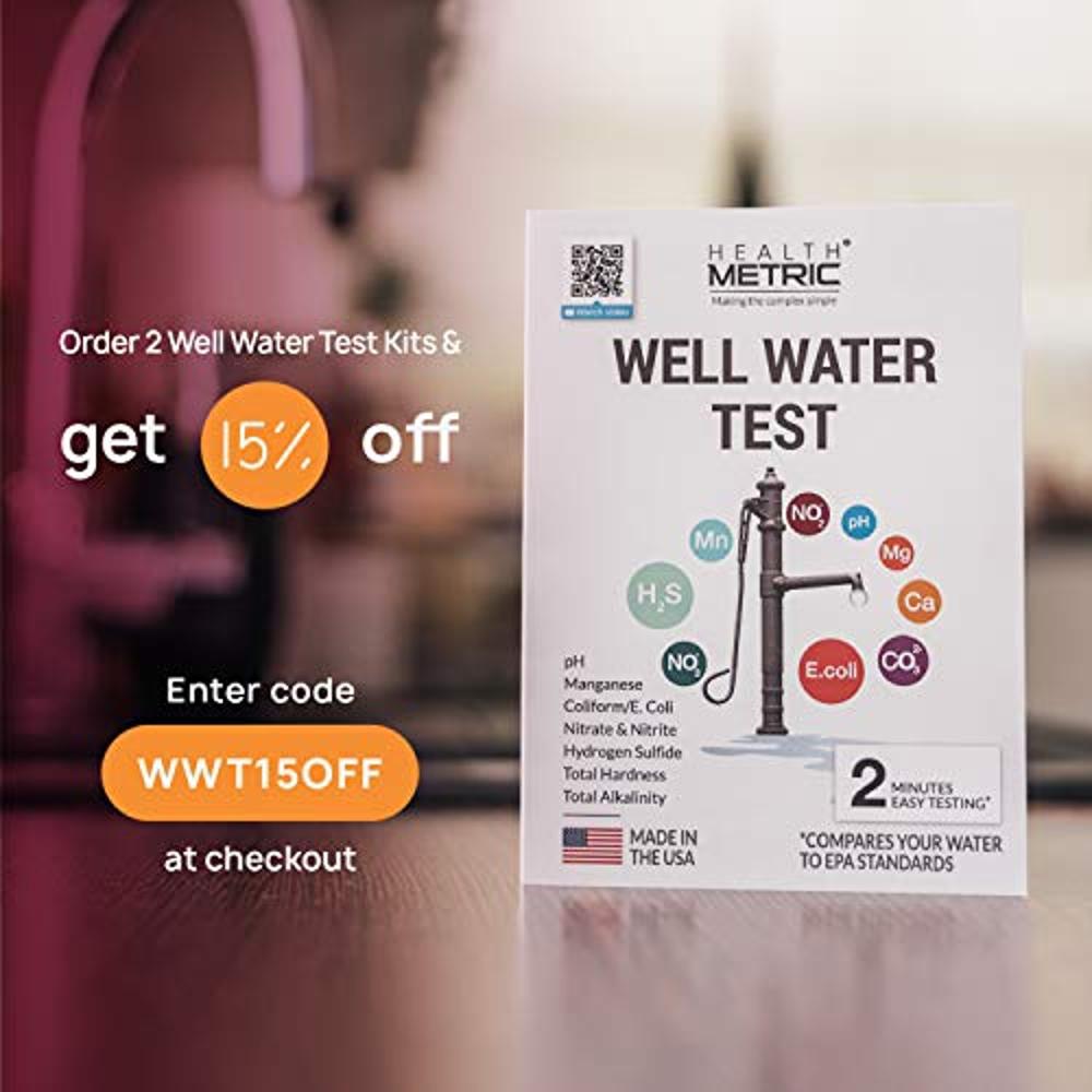 Well Water Test Kit For Drinking Water Quick And Easy Home Water Testing Kit For Bacteria 1568