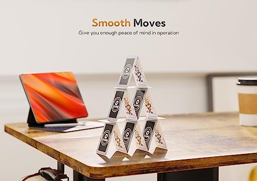 Sweetcrispy Escritorio De Pie Con Bandeja Para Teclado, Escritorio