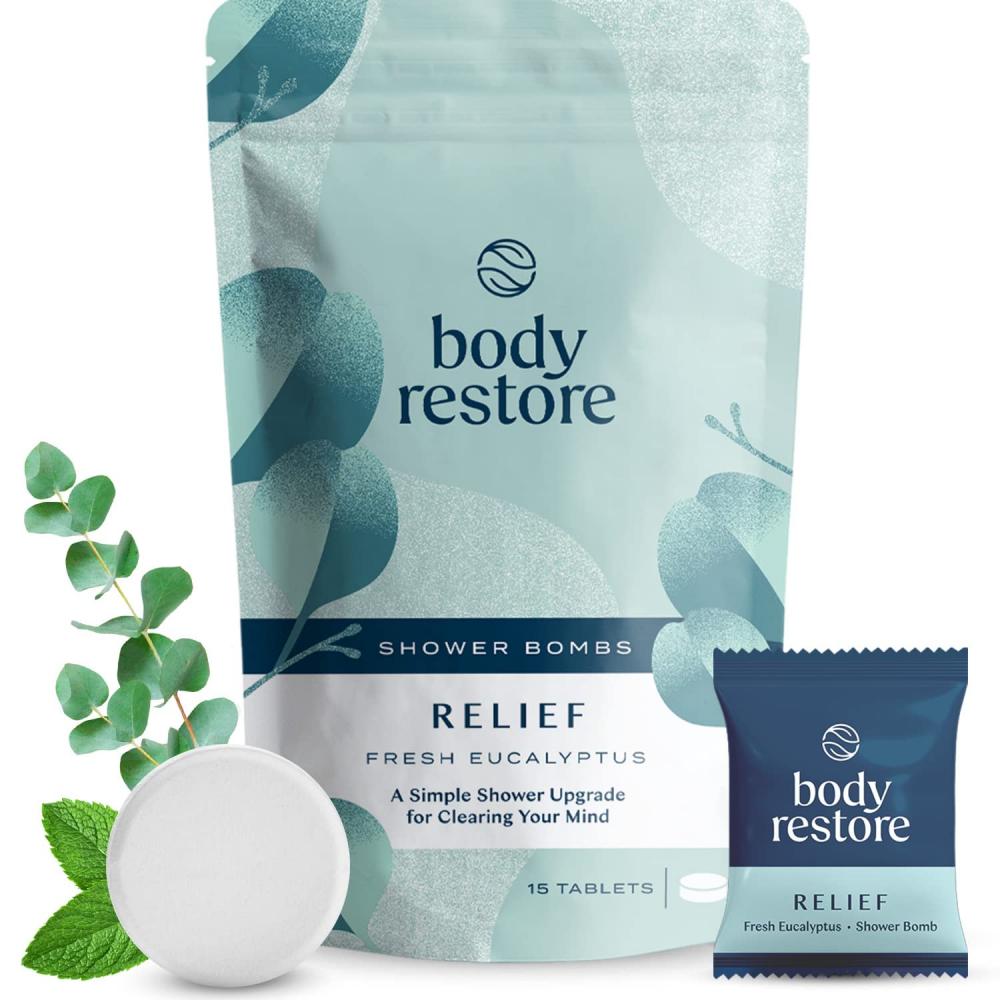 Body Restore Shower Steamers Aromatherapy 15 Packs - Mothers Day Gifts,  Relaxation Birthday Gifts for Women and Men… - Greenleaf Healthcare