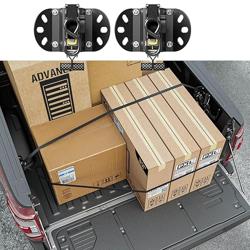 SZYANG 2PCS Retractable Ratchet Straps Compatible with 2015-2026 Ford F150 Retractable Tie Down Straps Replacement for 2015-2026 Ford F-150 Accessories - Tamaño Compatible with 2015-2026 Ford F150 2PCS