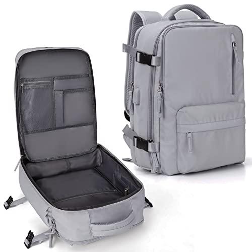 WONHOX Large Travel Backpack Carry On Flight Approved Laptop Work 