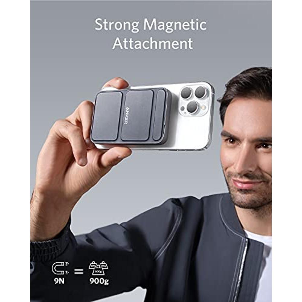 Venta Internacional - Cargador Portátil Inalámbrico Magnético Anker 621  (maggo), Compatible Con Iphone 14/14 P