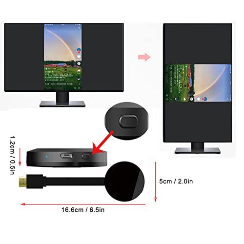 Dongle HDMI inalámbrico, Receptor de pantalla WiFi, pantalla de espejo,  soporte 0.14 oz Traffic Push, adaptador Transmisor de video 1080p calidad  Hd