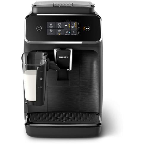 PHILIPS Serie 2200 Máquina de café expreso totalmente automática, espumador  de leche clásico, 2 variedades de café, pantalla táctil intuitiva,  molinillo de cerámica 100%, filtro AquaClean, sello de : Hogar y Cocina 
