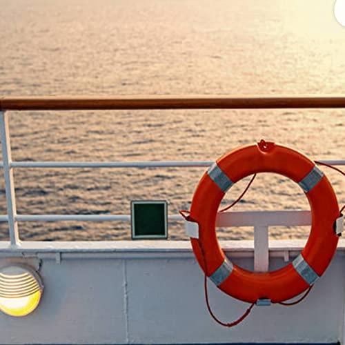 Boat Throw Rings 23,Life Ring with Fluorescent Reflective Strip