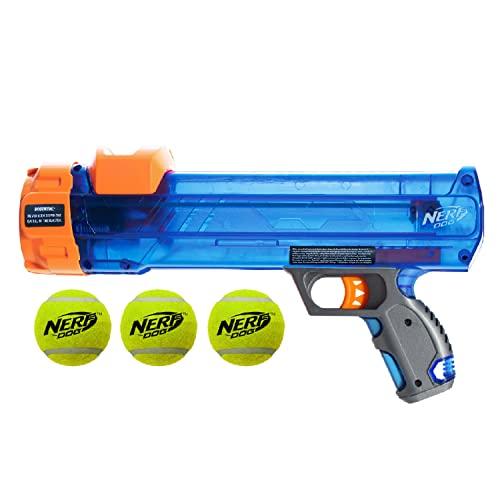 Juguete para perros Nerf Dog Tennis Ball Blaster, 12 in Translucent