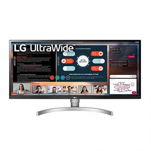 Monitor de computadora LG UltraWide FHD de 34 pulgadas 34WK650-W, IPS con  compatibilidad HDR 10 y AMD FreeSync, blanco : Precio Guatemala