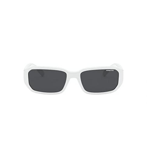 ARNETTE Gafas de Sol Hombre Montura Blanco Brillante, Lentes Gris Oscuro,  55MM - Tamaño 55 mm - Color Blanco Brillante : Precio Guatemala