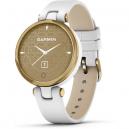  Garmin Lily - Reloj inteligente clásico para mujer con  Wearable4U Power Bundle (bisel dorado claro con correa de cuero italiano  blanca) : Electrónica