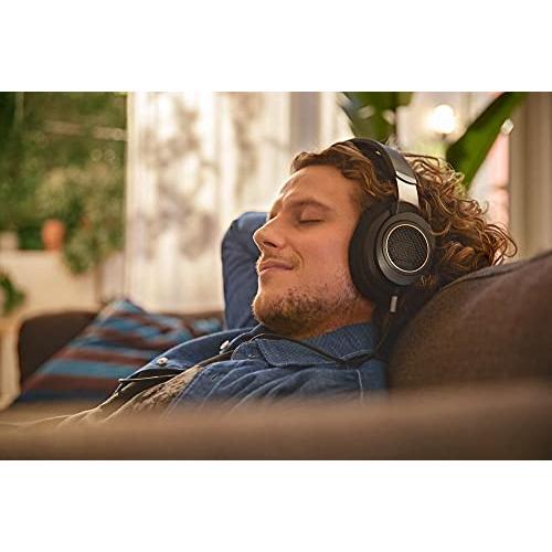  PHILIPS Over Ear Open Back Stereo Headphones Wired with  Detachable Audio Jack, Studio Monitor Headphones for Recording Podcast DJ  Music Piano Guitar (SHP9600) : Musical Instruments