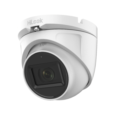 Cámara De Vigilancia Domo HiLook THC-T120-MC 2MP Full HD 1080p - Visión Nocturna 20m, EXIR, Resistente Agua IP66 - Para Interior/exterior