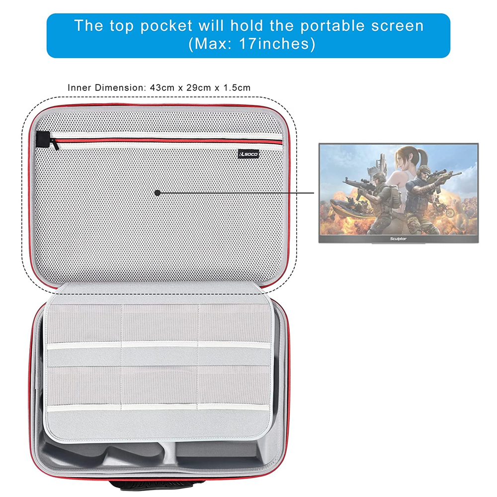 RLSOCO Hard Carrying Case For Xbox Series X - Protective Storage For Console, 2 Controllers & Accessories