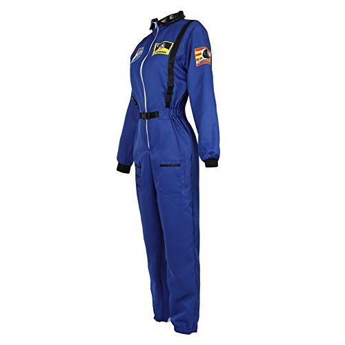 Disfraz De Astronauta Para Mujer, Traje De Adulto, Mono De L