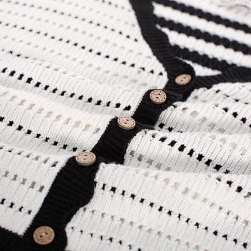 Cardigan Estivo Corto Per Donna Con Bottoni - Leggero E Traspirante