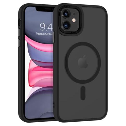 Carcasa protectora magnética compatible con Magsafe para iPhone 11