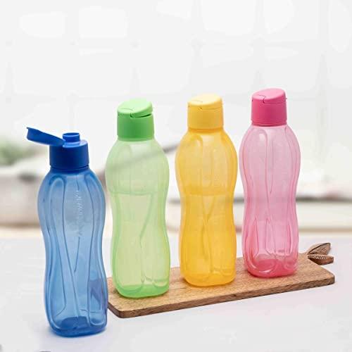 Tupperware Eco Sports - Botella de agua de 1 litro (4 unidades), 32 onzas