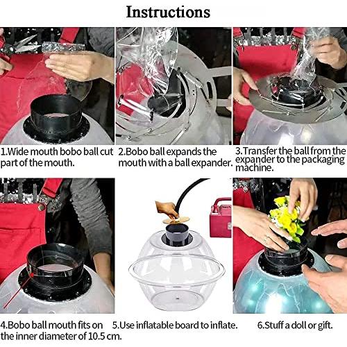 Balloon Stuffing Machine,Balloon Stuffer with Balloon Pump and Flaring  Pliers Used for Balloon Bouquet Wedding Christmas Birthday Party Decoration