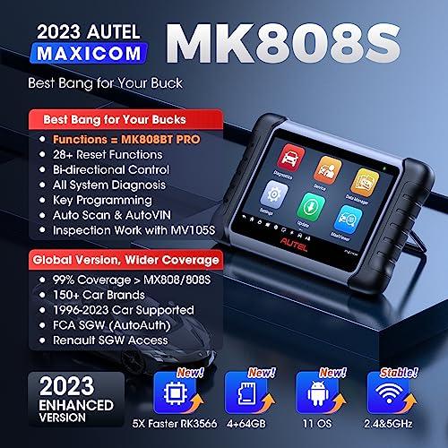 Autel Scanner MaxiCOM MK808S: 2023 Bidirectional Tool as MK808BT