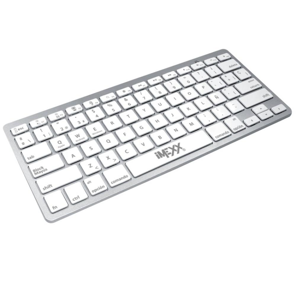 Teclado Inalámbrico Bluetooth Blanco Recargable En Español - Ipadizados  Store