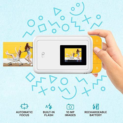 Kodak smile instant print digital camera slide open 10mp camera w 2x3