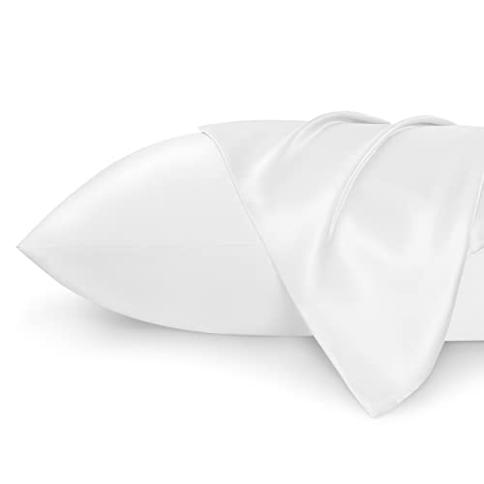 Bedsure King Size Satin Pillowcase Set of 2 - Pure White Silk Pillow Cases  for Hair and Skin 20x36 Inches, Satin Pillow Covers 2 Pack with Envelope  Closure, Gifts for Women Men : Precio Guatemala
