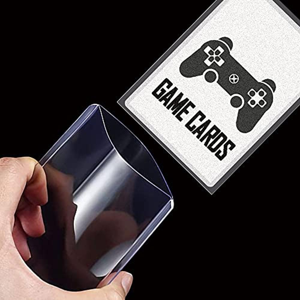 Knadgbft - 20 fundas para tarjetas de plástico duro, transparente :  : Juguetes y Juegos