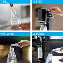  SodaStream Art - Paquete para hacer agua con gas (negro), con  CO2, botellas DWS y sabores Bubly Drops