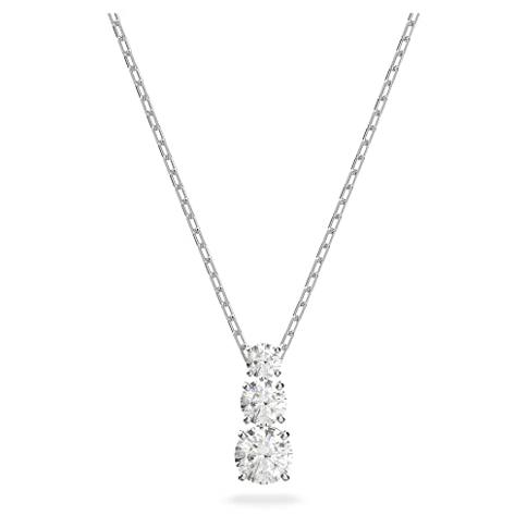 Round hot sale crystal necklace