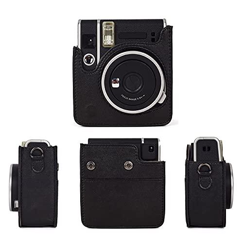 Soporte Para Cámara Tamaño Compacto Cámara Instantánea Bolsa De Cuero PU Con Correa Para El Hombro Compatible Con Fujifilm Fuji Instax Mini LiPlay Romacci Soporte Para Cámara | En Línea