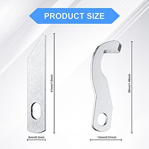 4 Pieces Serger Blade Sewing Machine Blades Serger Knife Overlock Blade Household Overlocker