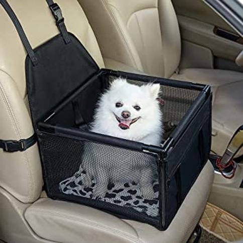 Asiento para llevar a tu mascota en el auto