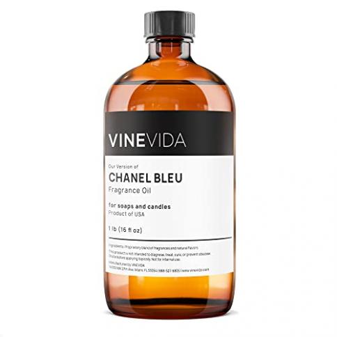 VINEVIDA [16 oz] (Nuestra versión de) Aceite de fragancia Chanel Bleu para  hacer velas, aromas para