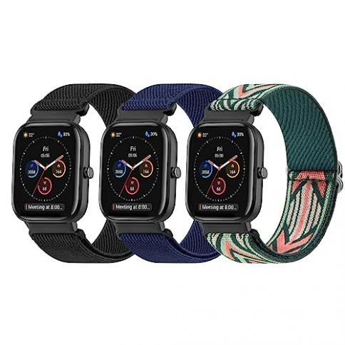 Quick Release Stainless Steel Loop Strap for Amazfit GTS 2 2e Mini Bip U  Pro Watch