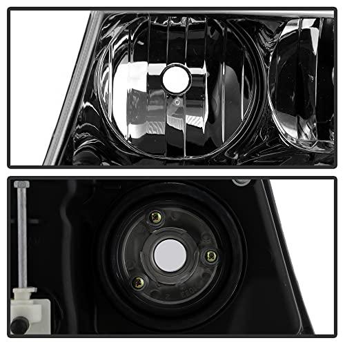 DNA Motoring Black/Amber Headlights For 1999-2004 Jeep Grand Cherokee WJ (4x4)