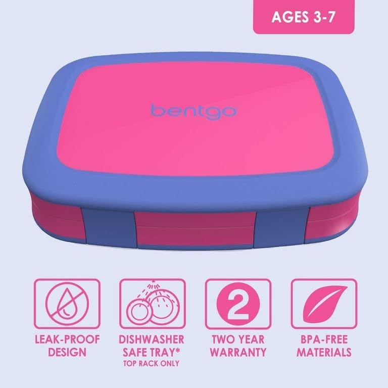  Bentgo® Kids 5-Compartment Lunch Box - Confetti Design for  School, Ideal for Ages 3-7, Leak-Proof, Drop-Proof, Dishwasher Safe, & Made  with BPA-Free Materials (Confetti Edition - Abyss Blue) : Home 