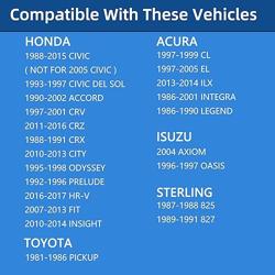 Thermostat for 1988-2015 Honda Civic, Accord, CRV, CRZ, CRX, City,Odyssey,Prelude,HR-V,FIT, Insight  1986-2014 Acura CL, EL, ILX, Integra, Legend Replaces 19301-PAA-306, 19301-PLC-315, 19301-RNA-315