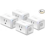 Kasa Smart Plug Ultra Mini 15A, Smart Home Wi-Fi Outlet Works with Alexa,  Google Home & IFTTT, No Hub Required, UL Certified, 2.4G WiFi Only,  1-Pack(EP10), White 