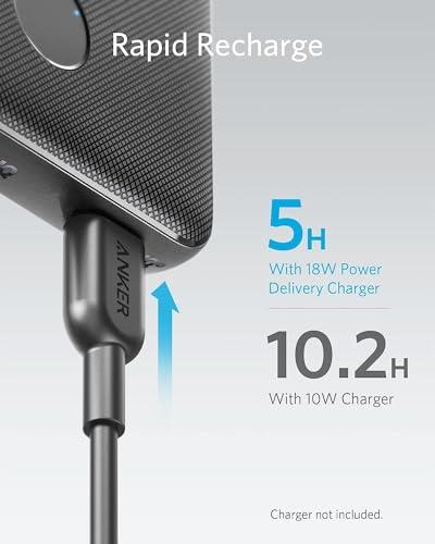  Anker Portable Charger, USB-C PortableCharger 10000mAh