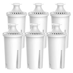 Waterdrop C06 Replacement for Brita® Filters Classic OB03, NSF Certified Pitcher Water Filter, Reduces Lead, Chlorine, Compatible with Brita® Pitchers and Dispensers, 6 Pack - Set name Standard Filter 6-Pack