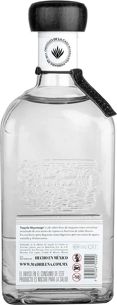 Tequila Mayorazgo Cristalino 100 Porciento Agave 750 Ml Precio Costa Rica
