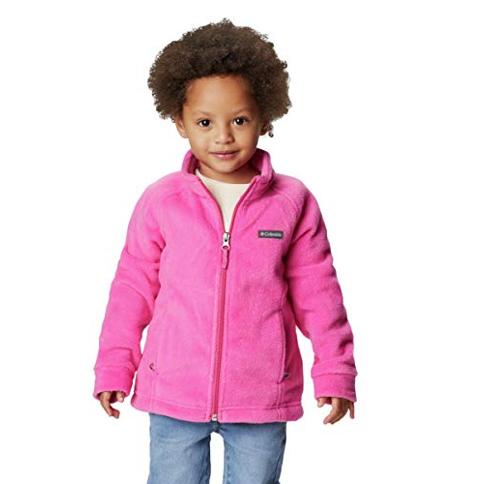 Columbia Chaqueta polar unisex para bebe Benton Springs Color rosa hielo Tamano XX Small Precio Guatemala