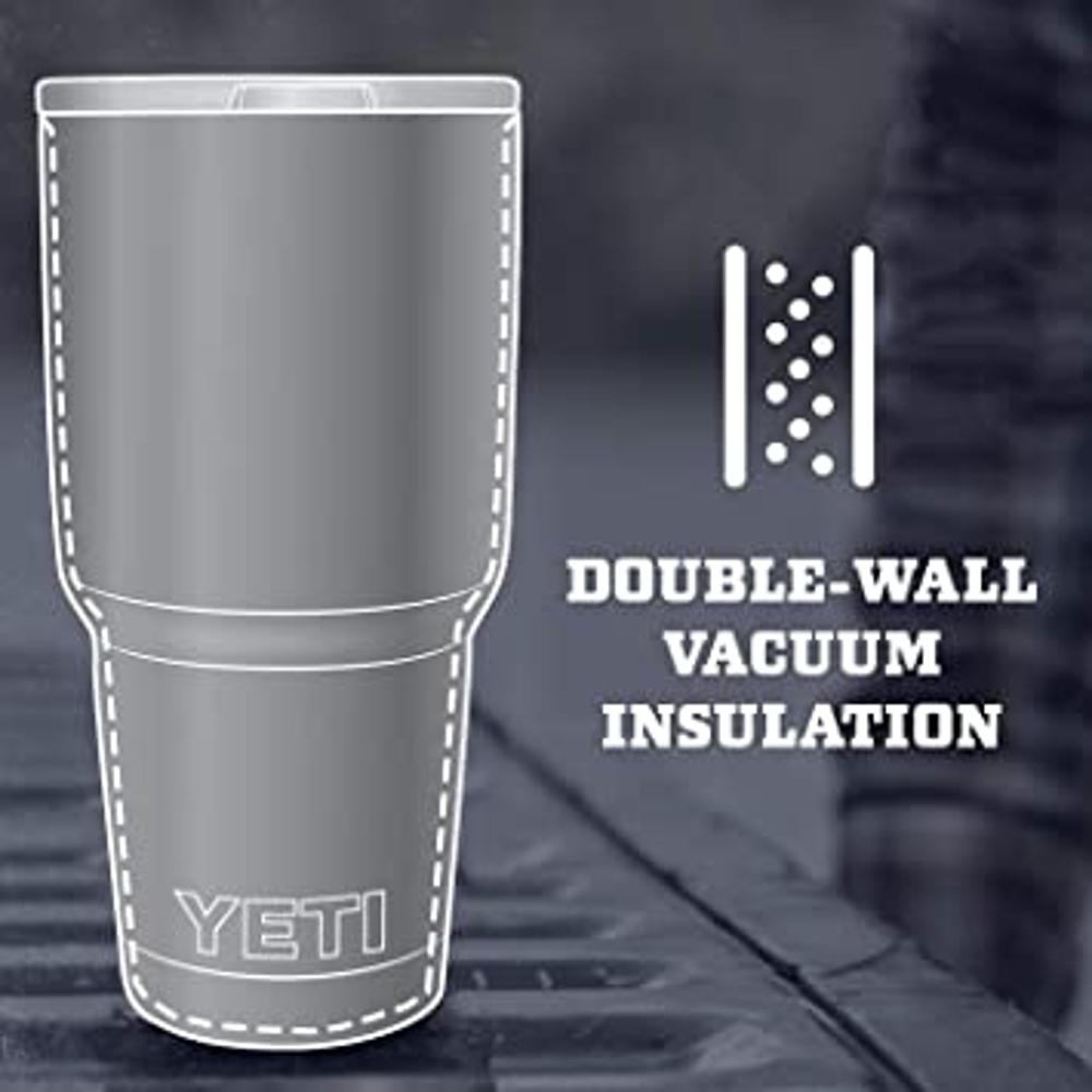 YETI Rambler® - Vaso de acero inoxidable, con aislamiento al vacío y tapa  MagSlider, de 30, 20 y 10 onzas
