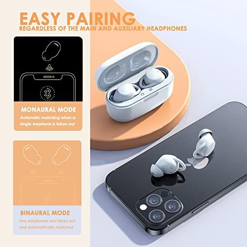 ASMR-auriculares inalámbricos para dormir, cascos con Bluetooth, estéreo,  reducción de ruido, ultraligeros, pequeños, invisibles